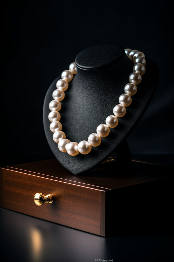 高级珠宝项链展示产品装饰