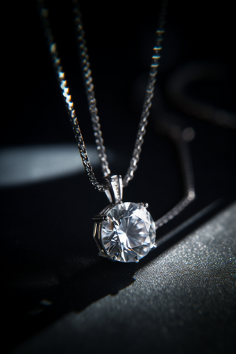 高级钻石<strong>项链</strong>展示模型珠宝