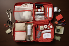 医疗包工具绷带摄影图27