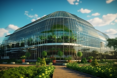 未来科技温室大棚摄影图7