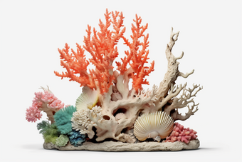 海洋贝壳珊瑚摆件<strong>摄影图</strong>23