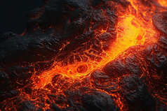 火山爆发岩浆摄影图11