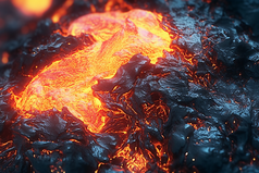 火山爆发岩浆摄影图18
