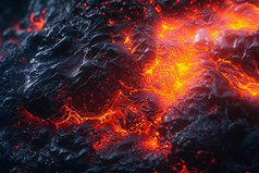 火山爆发岩浆摄影图4