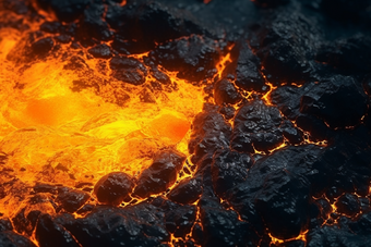 火山爆发岩浆摄影图5