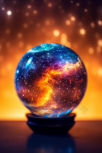玻璃银河水晶球光玻璃球