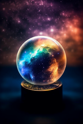 玻璃银河水晶球颜色玻璃球