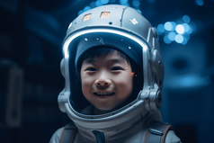 小男孩宇航员摄影图5