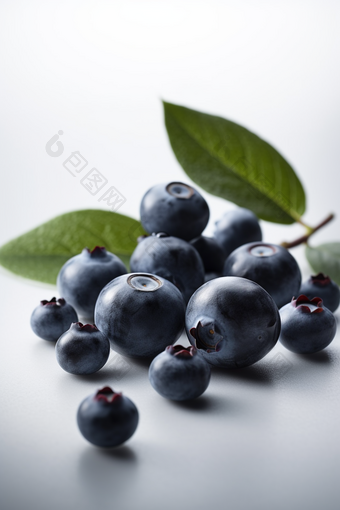 新鲜的蓝莓水果营养