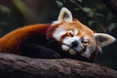 动物红色小熊猫活动摄影图23