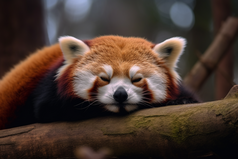 动物红色小熊猫活动摄影图30