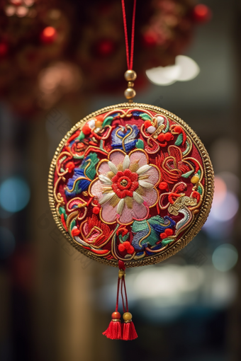 传统香囊文化刺绣