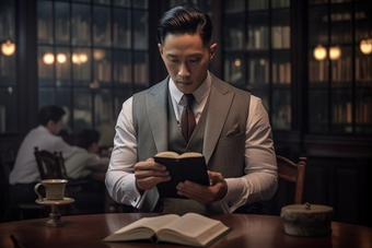 正在工作的商务精英成功人士办公室