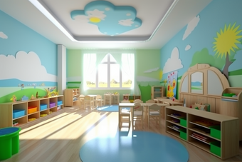 幼儿园教室室内孩子吊灯