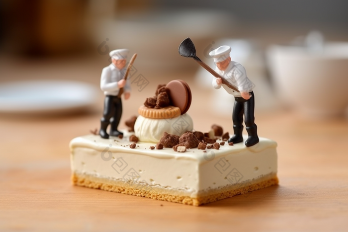 微缩甜点与蛋糕师摄影图21