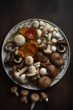 火锅食材菌菇摄影图19