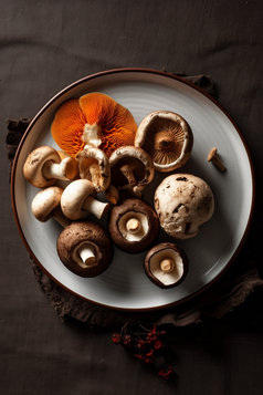 火锅食材菌菇摄影图18