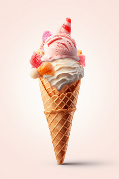 冰淇淋甜筒摄影图10