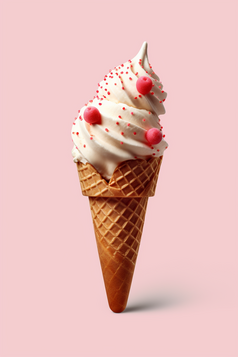冰淇淋甜筒摄影图2