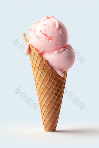 冰淇淋甜筒甜品美食