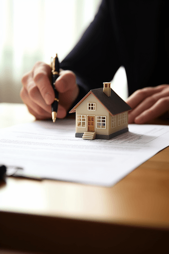 房产投资概念图交谈合同