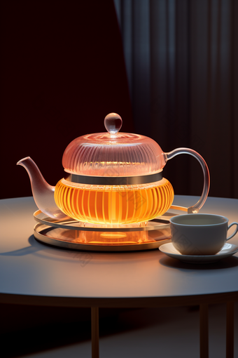 桌子上的红茶泡中国传统文化
