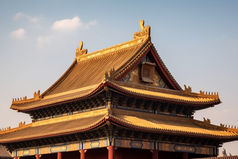 中国古代建筑正面摄影图14