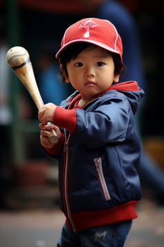 打棒球的孩子摄影图21