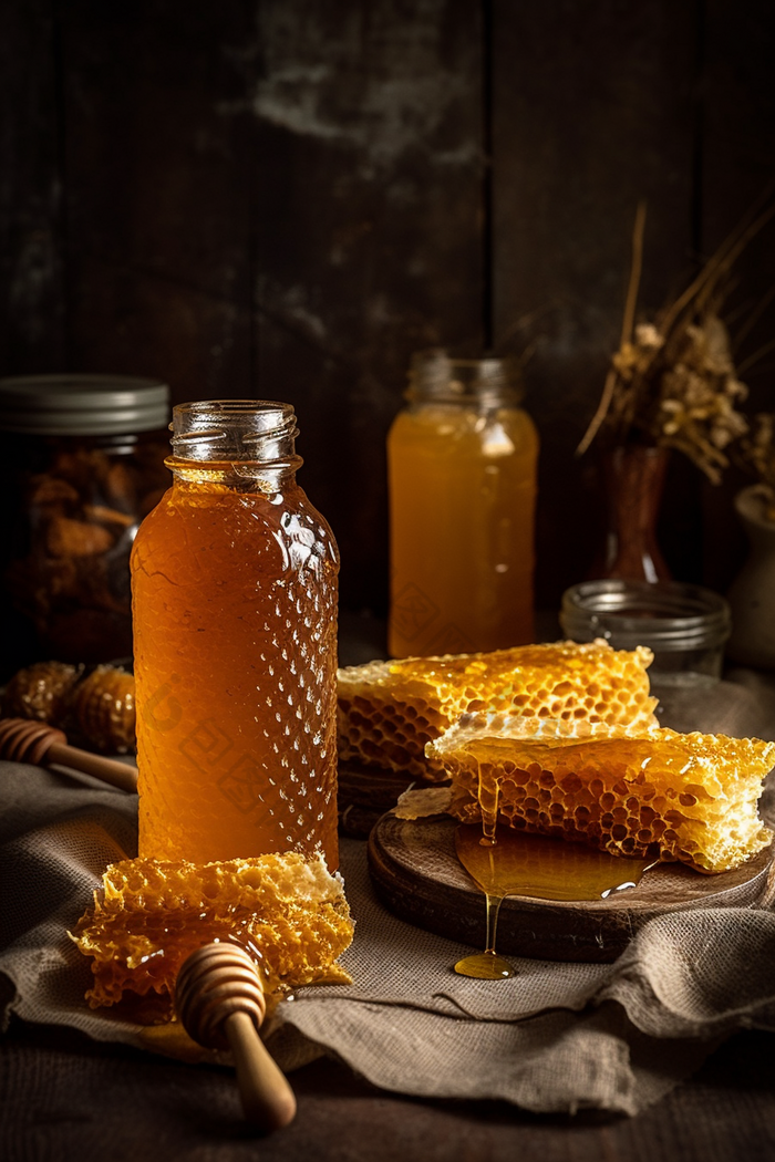 新鲜蜂蜜蜜饯健康糖水