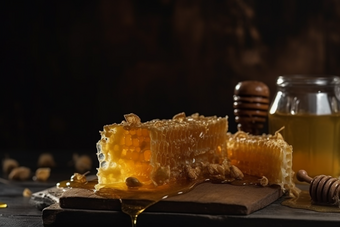 新鲜蜂蜜蜜饯甜味维生素