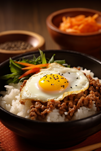 韩国石锅拌饭美食食物商业摄影