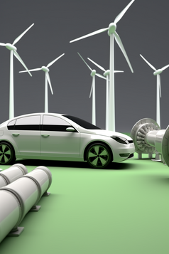     3D模型新能源汽车摄影图6