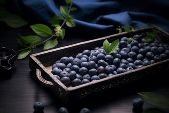 酸甜蓝莓艺术水果清凉一夏