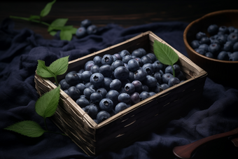 酸甜蓝莓艺术水果新鲜