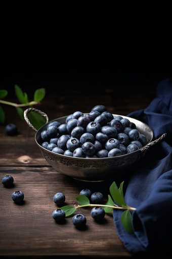 酸甜蓝莓艺术水果生活