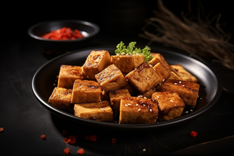 美味的鱼豆腐煲豆制品新鲜