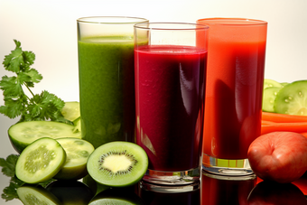 营养健康蔬菜汁水果绿色