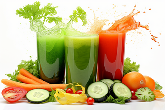 营养健康蔬菜汁水果冰沙