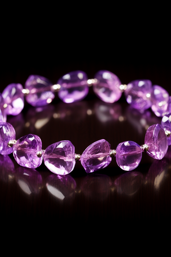 天然晶透紫水晶摄影图5
