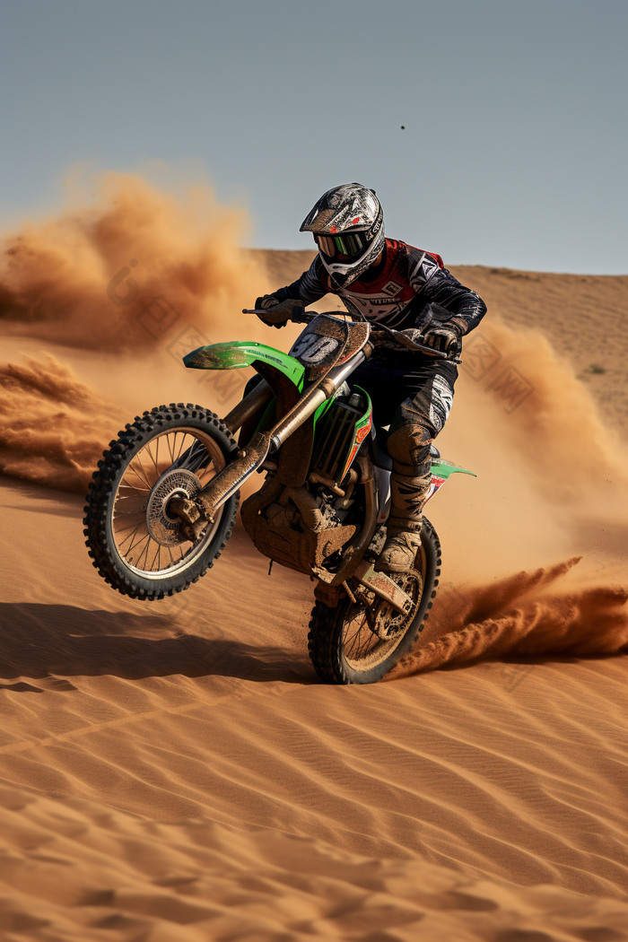沙漠摩托车竞速体育