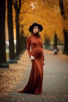 孕妇连衣裙摄影图3