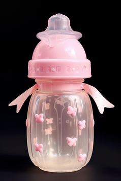 儿童奶瓶摄影图
