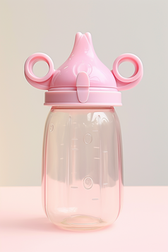 儿童奶瓶摄影图