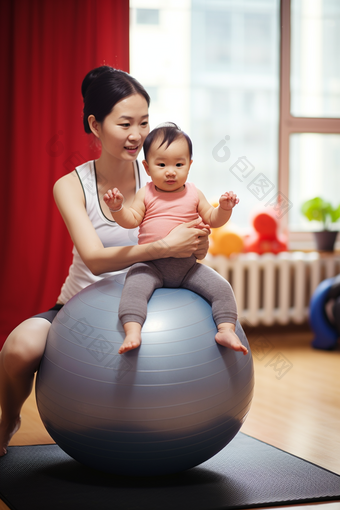 宝宝瑜伽运动治愈健身
