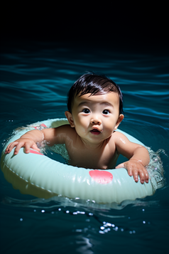 幼儿游泳课摄影图7