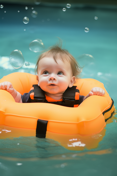 幼儿游泳课摄影图10