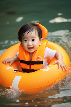 幼儿游泳课摄影图18