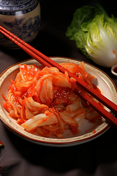 韩式辣白菜泡菜摄影图2