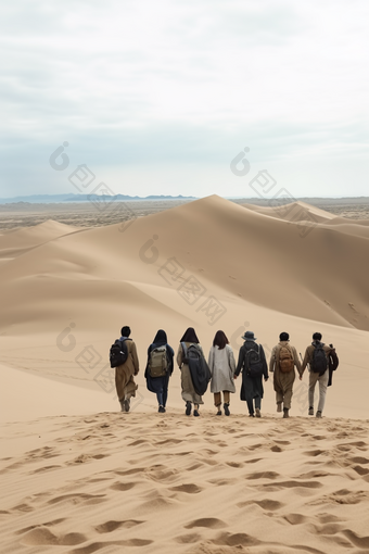 沙漠徒步探险集团沙漠,