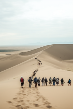 沙漠徒步探险摄影图13